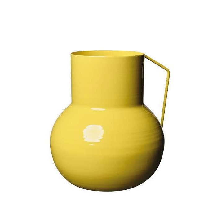 VASO CON MANICO H23.5 D12.5 GIALLO